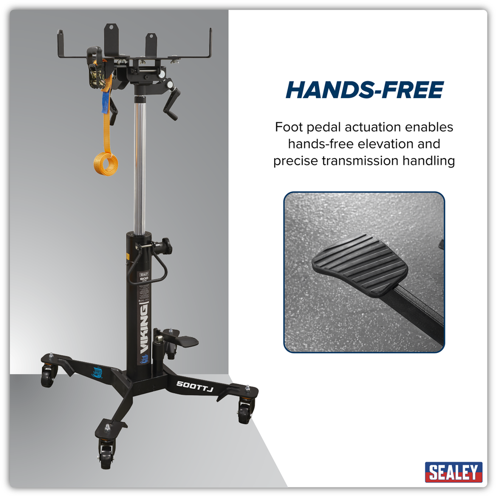 Viking Telescopic Vertical Transmission Jack, 600kg (500TTJ)