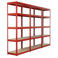 Racking Unit with 5 Shelves 350kg Capacity Per Level - Set of 3
