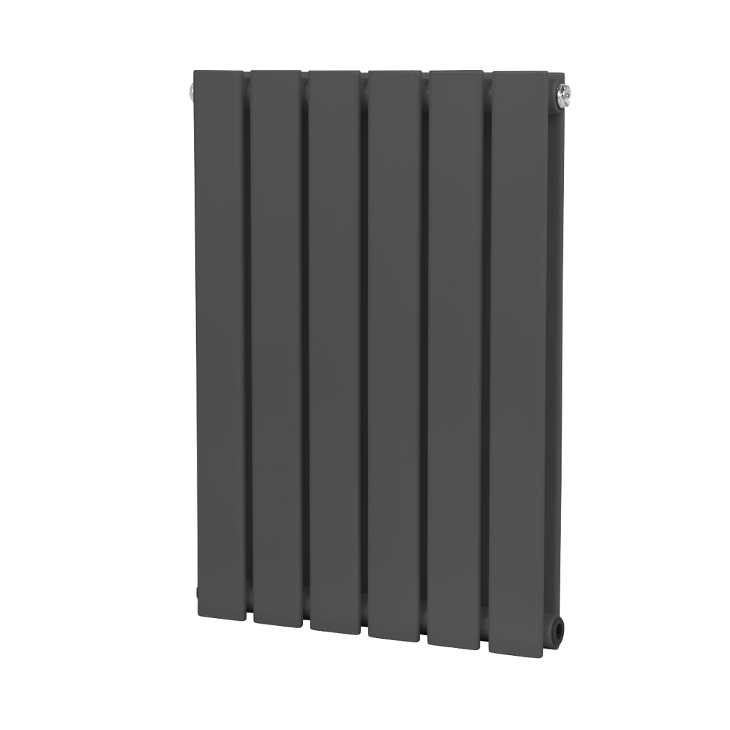 Baridi Horizontal Radiator Contemporary Double Flat Panel Design 420 x 600mm – Anthracite