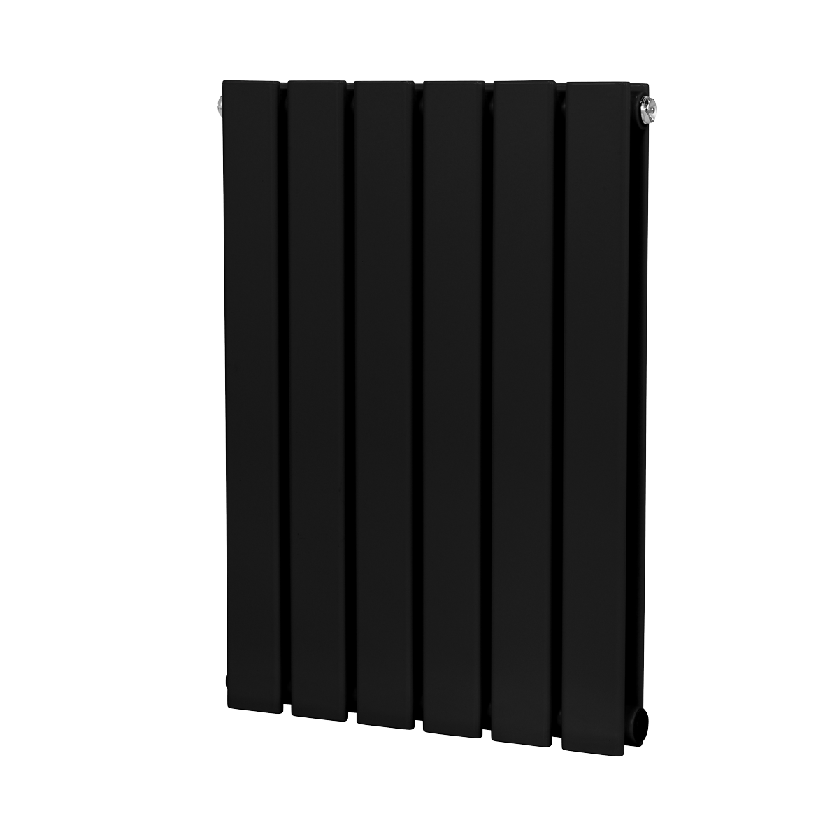 Baridi Horizontal Radiator Contemporary Double Flat Panel Design 600 x 420mm – Black