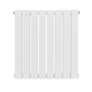 Baridi Horizontal Radiator Contemporary Double Flat Panel Design 600 x 560mm – White