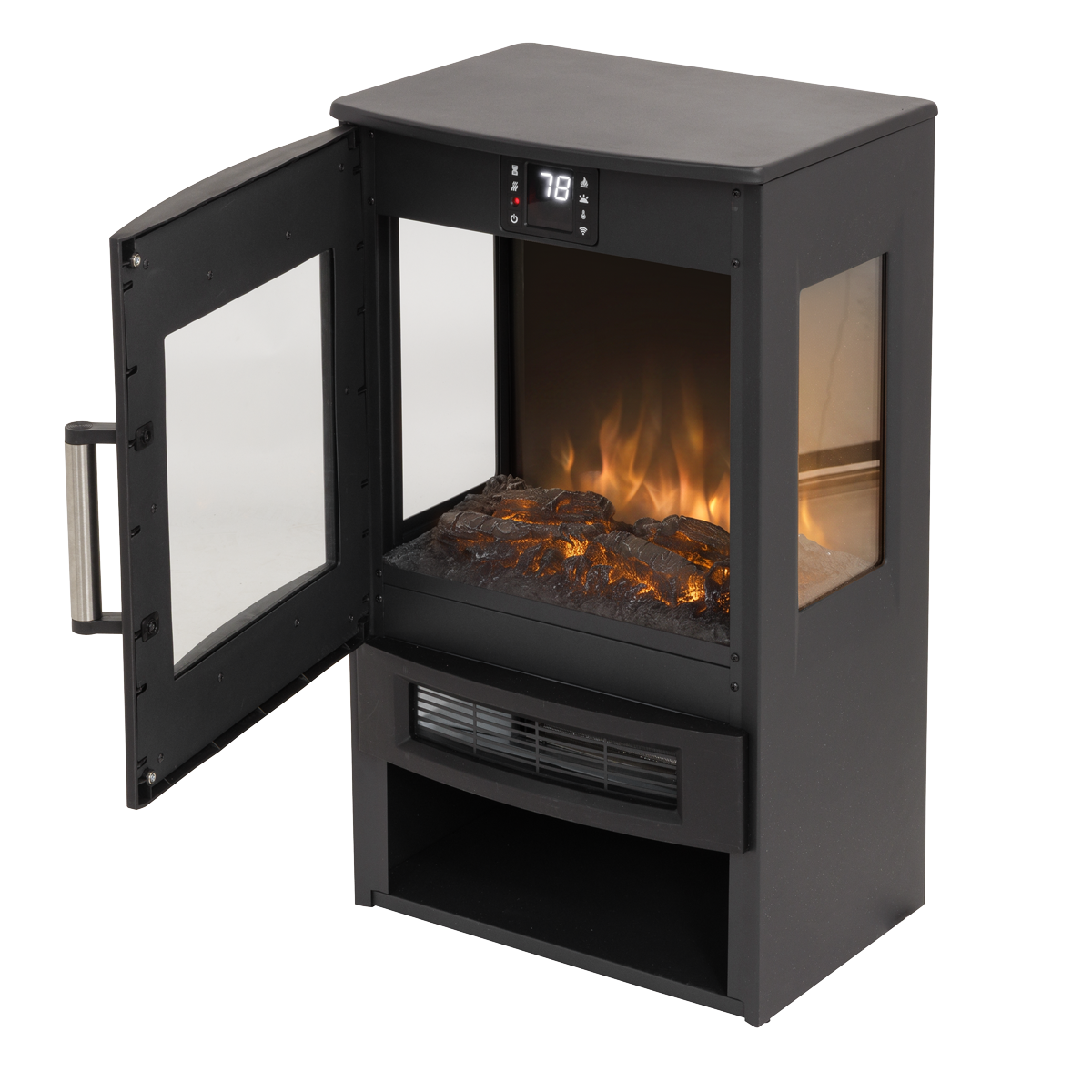 Baridi Panoramic Electric Stove Heater 1800W (DH123)