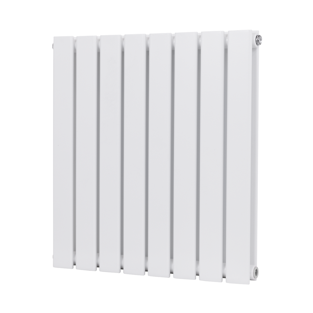 Baridi Horizontal Radiator Contemporary Double Flat Panel Design 600 x 560mm – White