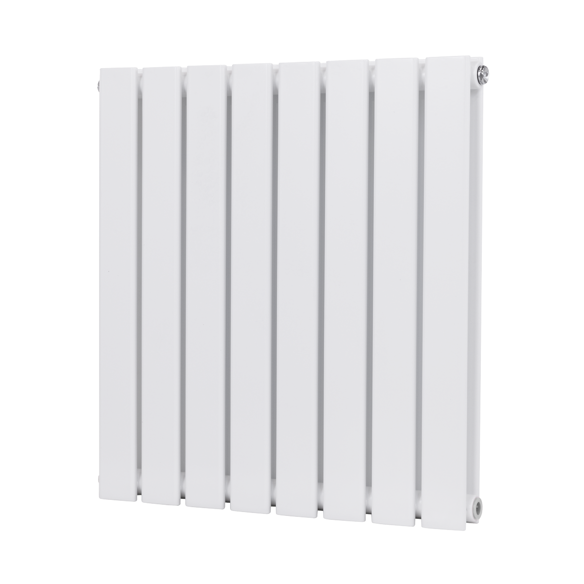 Baridi Horizontal Radiator Contemporary Double Flat Panel Design 600 x 560mm – White