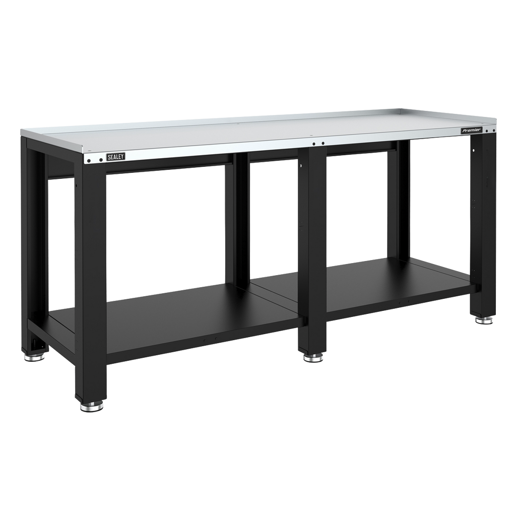 Premier Heavy-Duty Workbench with Galvanised Steel Worktop 2m (AP4020GS)