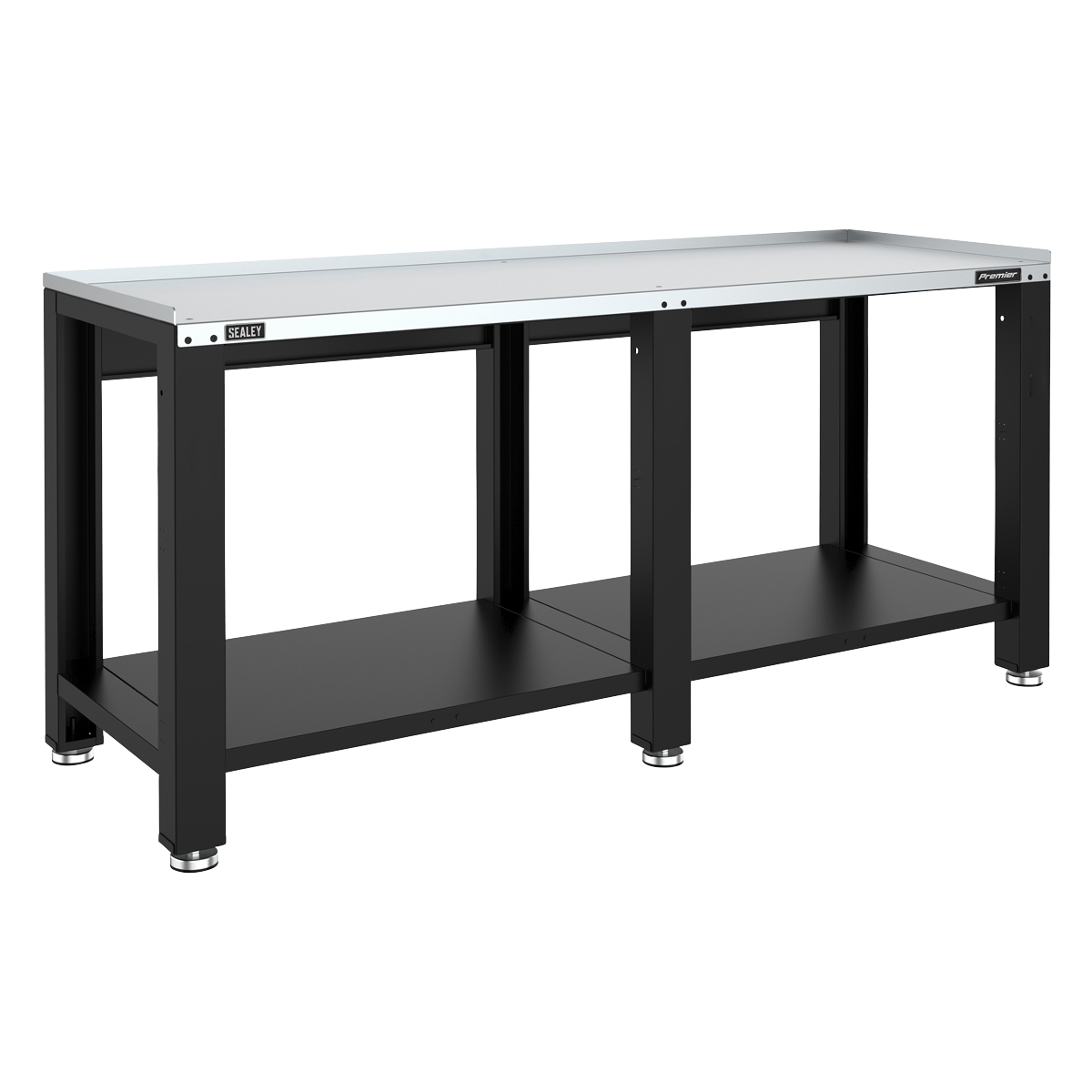 Premier Heavy-Duty Workbench with Galvanised Steel Worktop 2m (AP4020GS)