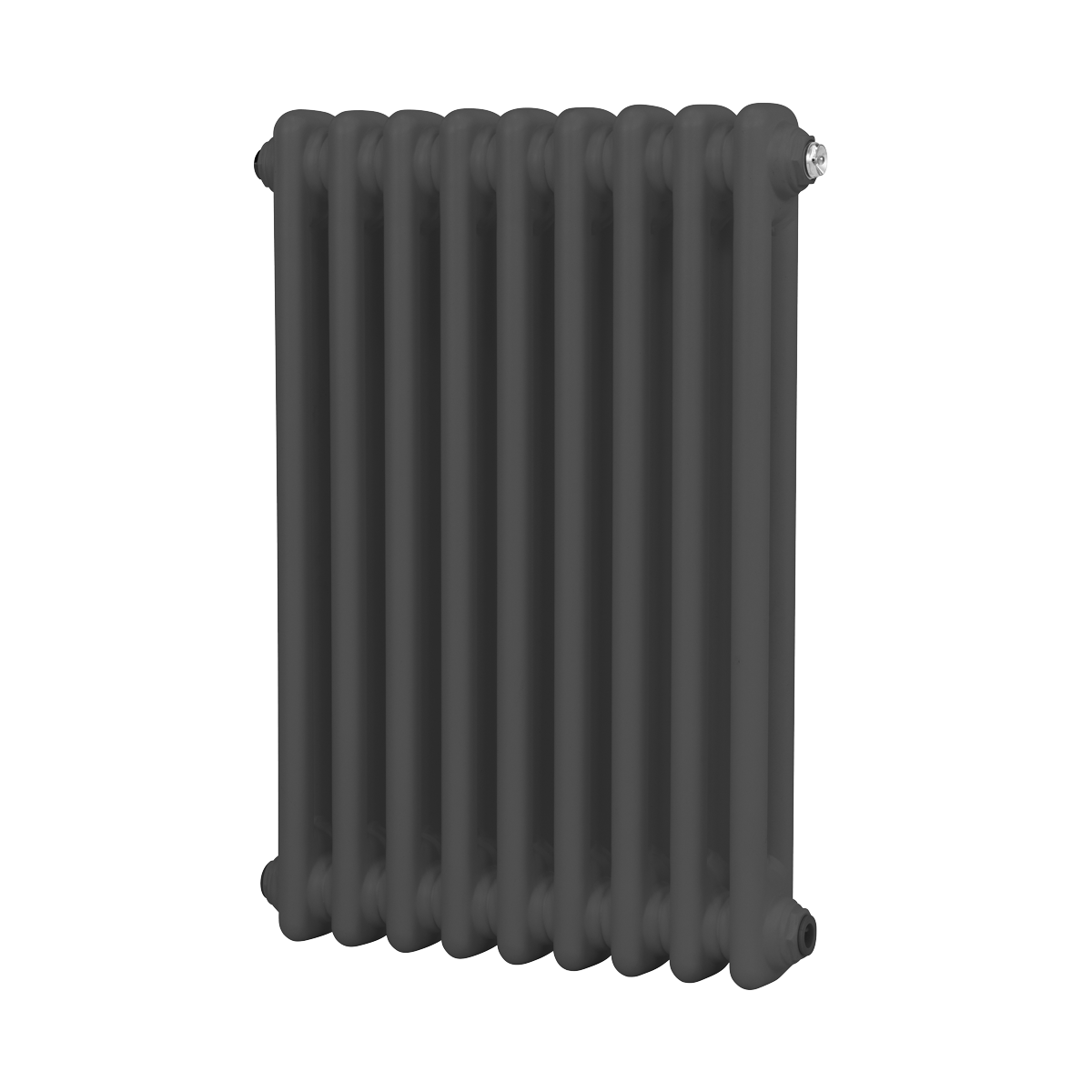 Baridi Horizontal Traditional 2 Column Radiator 600 x 427mm – Anthracite
