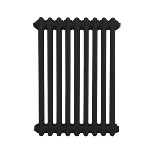 Baridi Horizontal Traditional 2 Column Radiator 600 x 427mm – Black