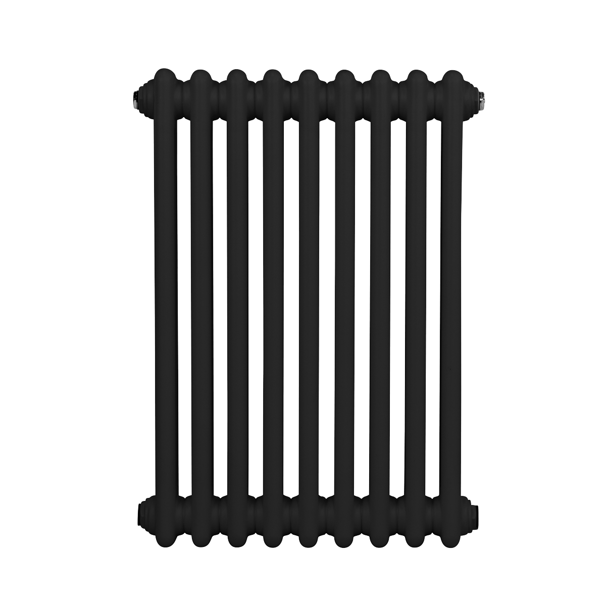 Baridi Horizontal Traditional 2 Column Radiator 600 x 427mm – Black