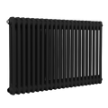 Baridi Horizontal Traditional 2 Column Radiator 600 x 1012mm – Black