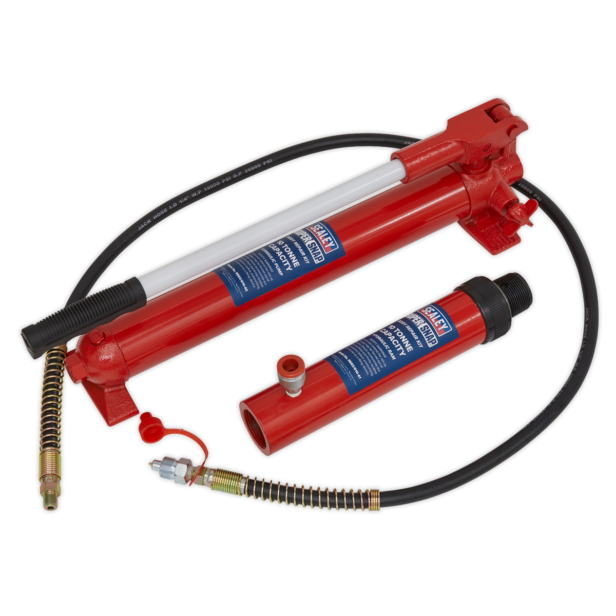 SuperSnap® Push Ram with Pump & Hose Assembly 10 Tonne