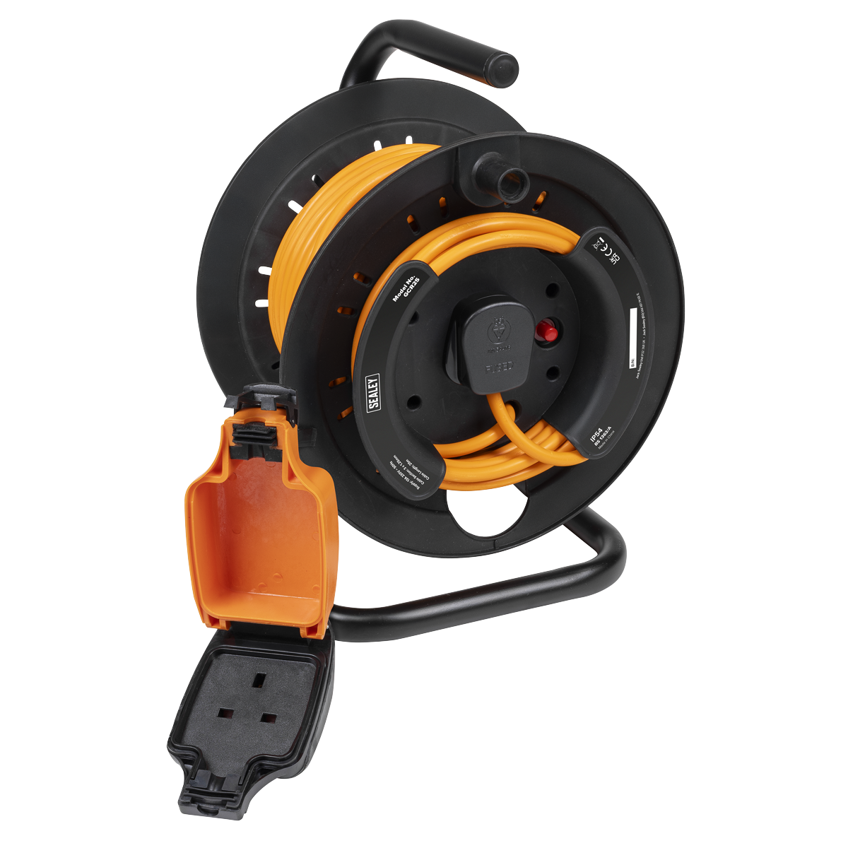 Weatherproof In-Line Socket Reel 25m IP54 (GCR25)