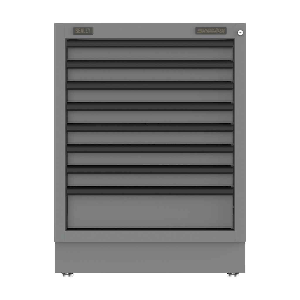 Superline PRO® Black Edition Modular Cabinet 8 Drawer 680mm (APMS39BE)
