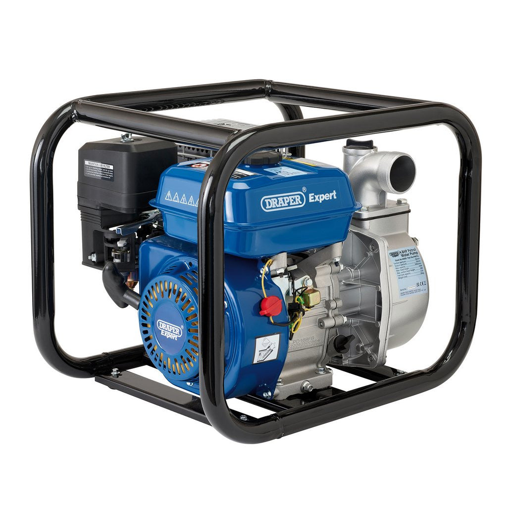 Draper Expert Petrol Water Pump 50mm, 500L/Min, 4.8hp (64065) (Ex-Display)