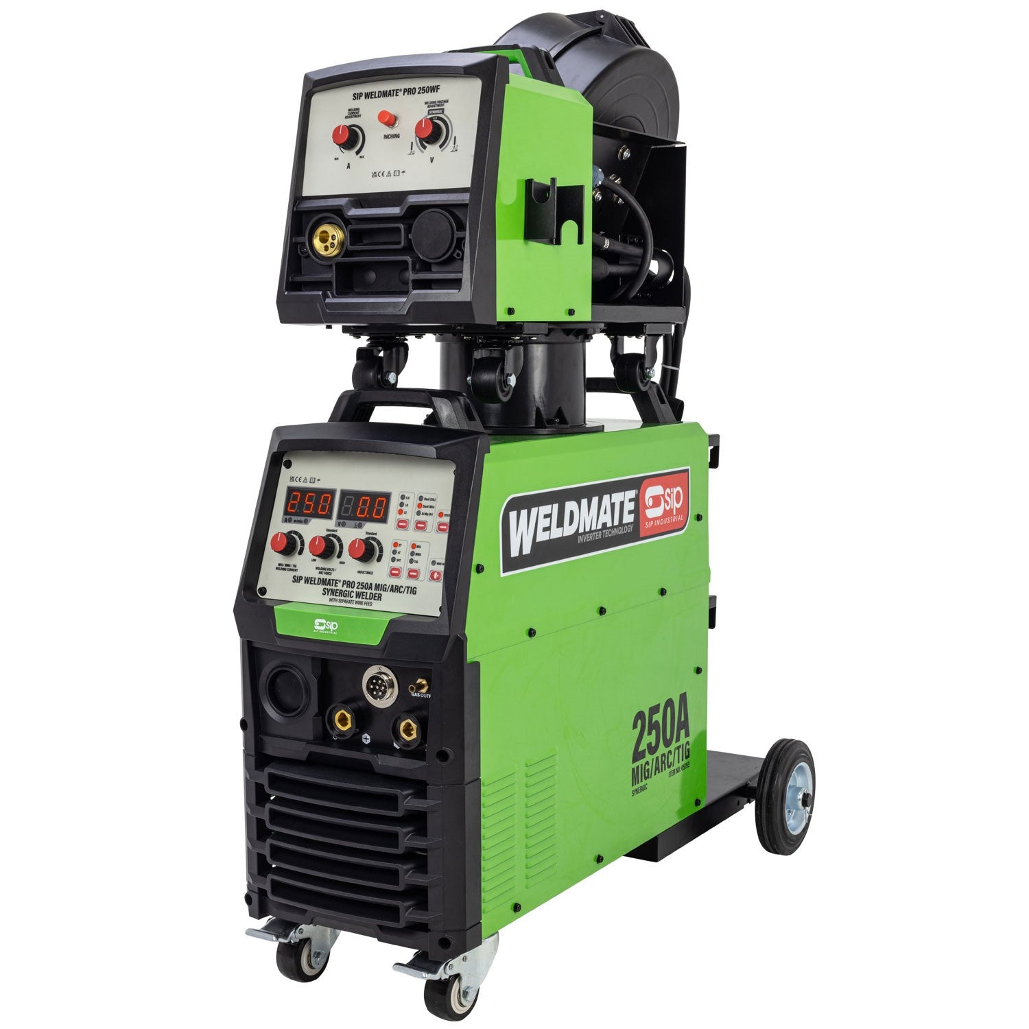 SIP WELDMATE® PRO MIG/ARC/TIG Welder with SWF, 250A