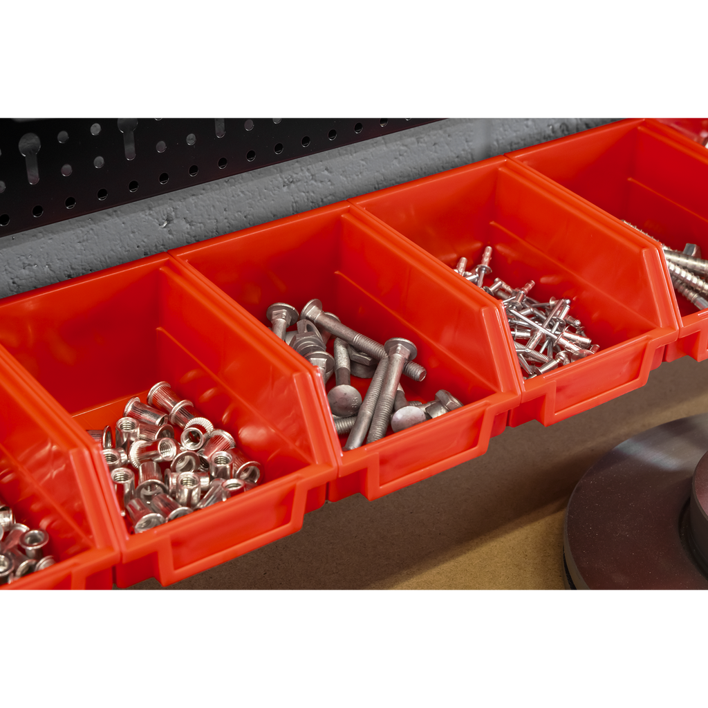 Steel Workbench with Pegboard 1m