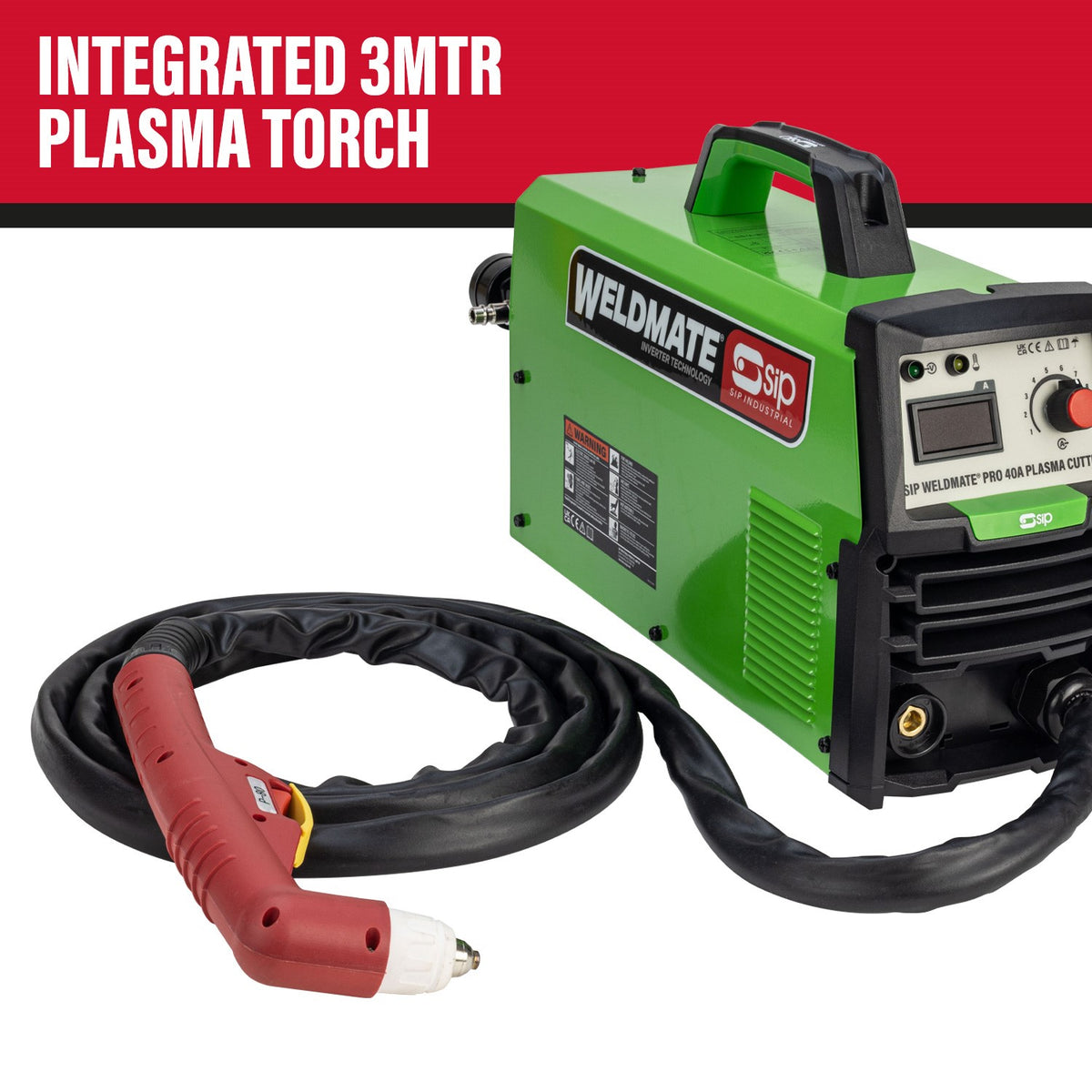SIP HG400 Inverter Plasma Cutter, 40A (05785) (Factory Refurbished REBOX)