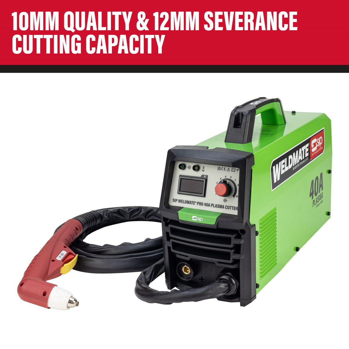 SIP HG400 Inverter Plasma Cutter, 40A (05785) (Factory Refurbished REBOX)