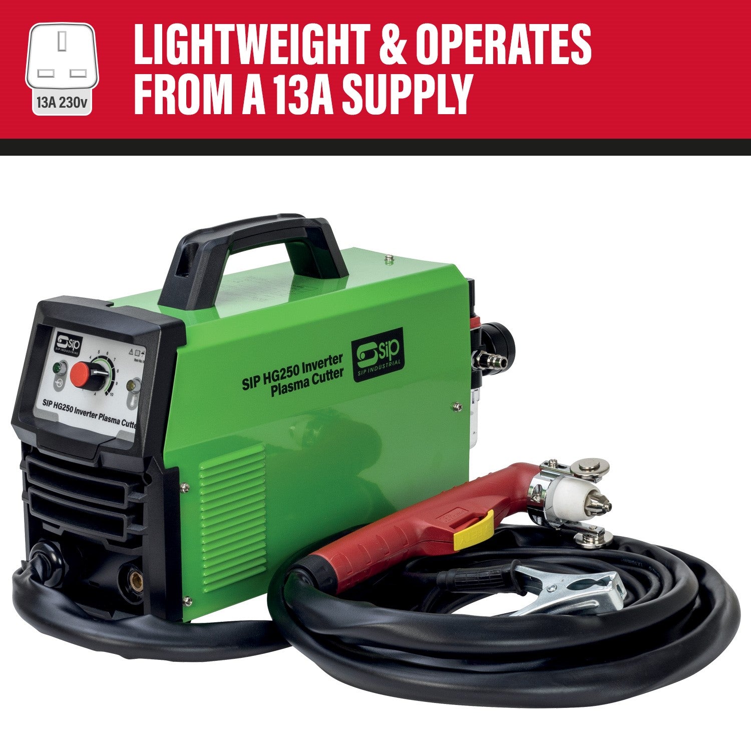 SIP HG250 Inverter Plasma Cutter, 25A