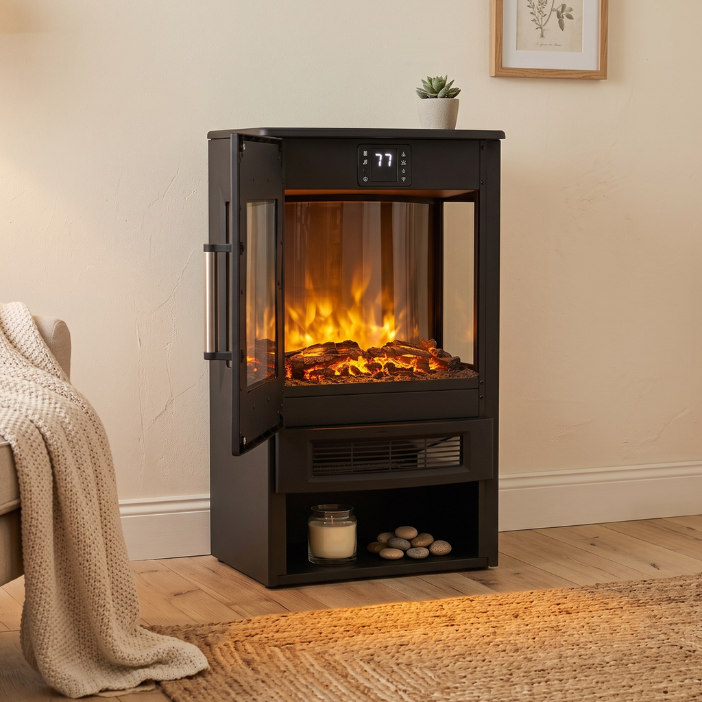 Baridi Panoramic Electric Stove Heater 1800W (DH123)