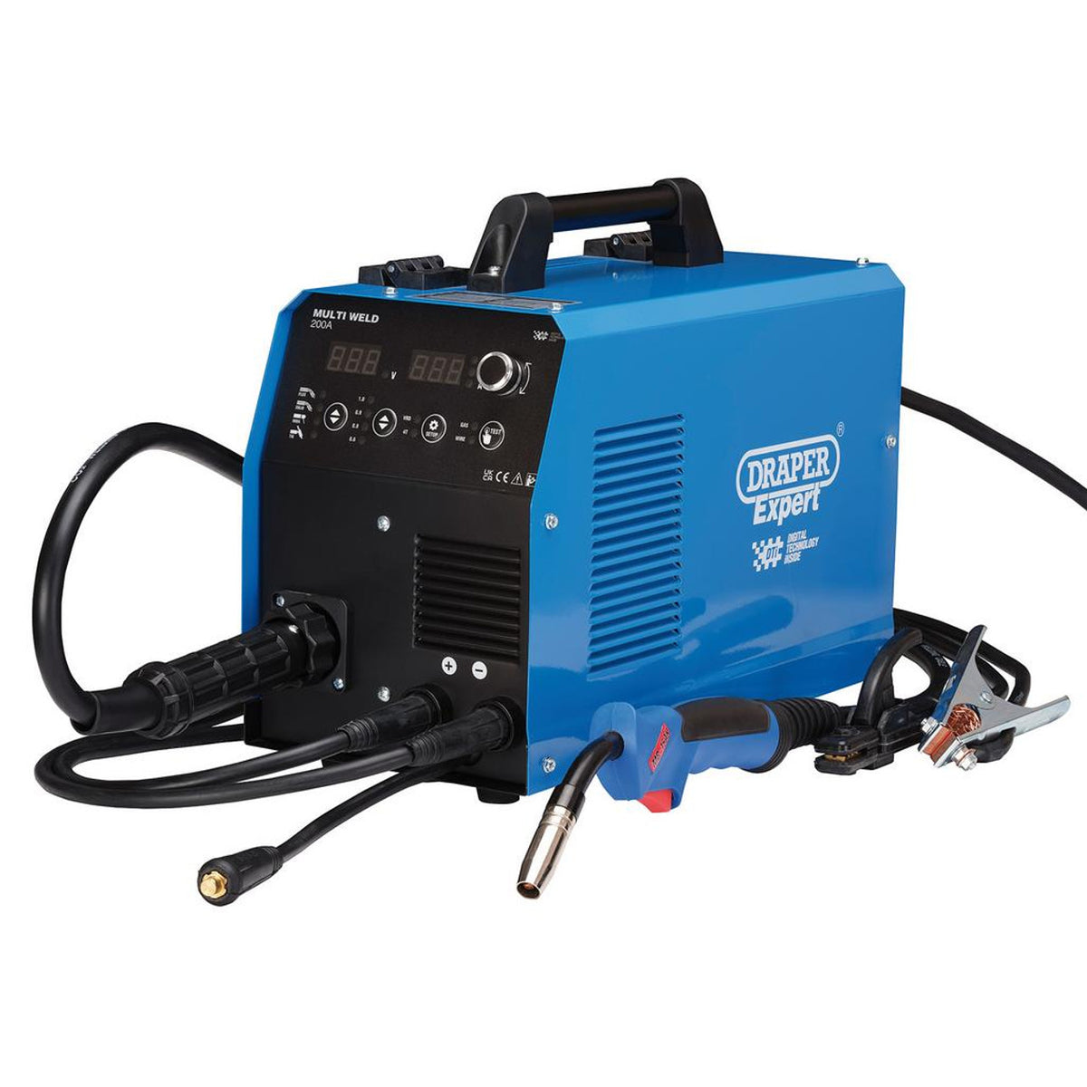 Draper Expert 3-In-1 Multi-Process Welder Dti, 200A (70043) (Ex-Display)