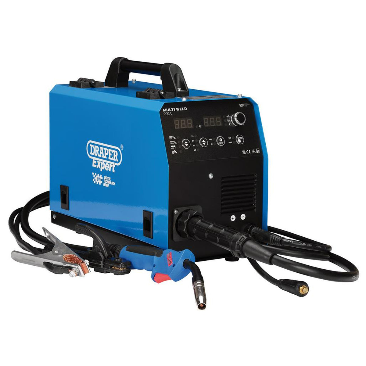 Draper Expert 3-In-1 Multi-Process Welder Dti, 200A (70043) (Ex-Display)