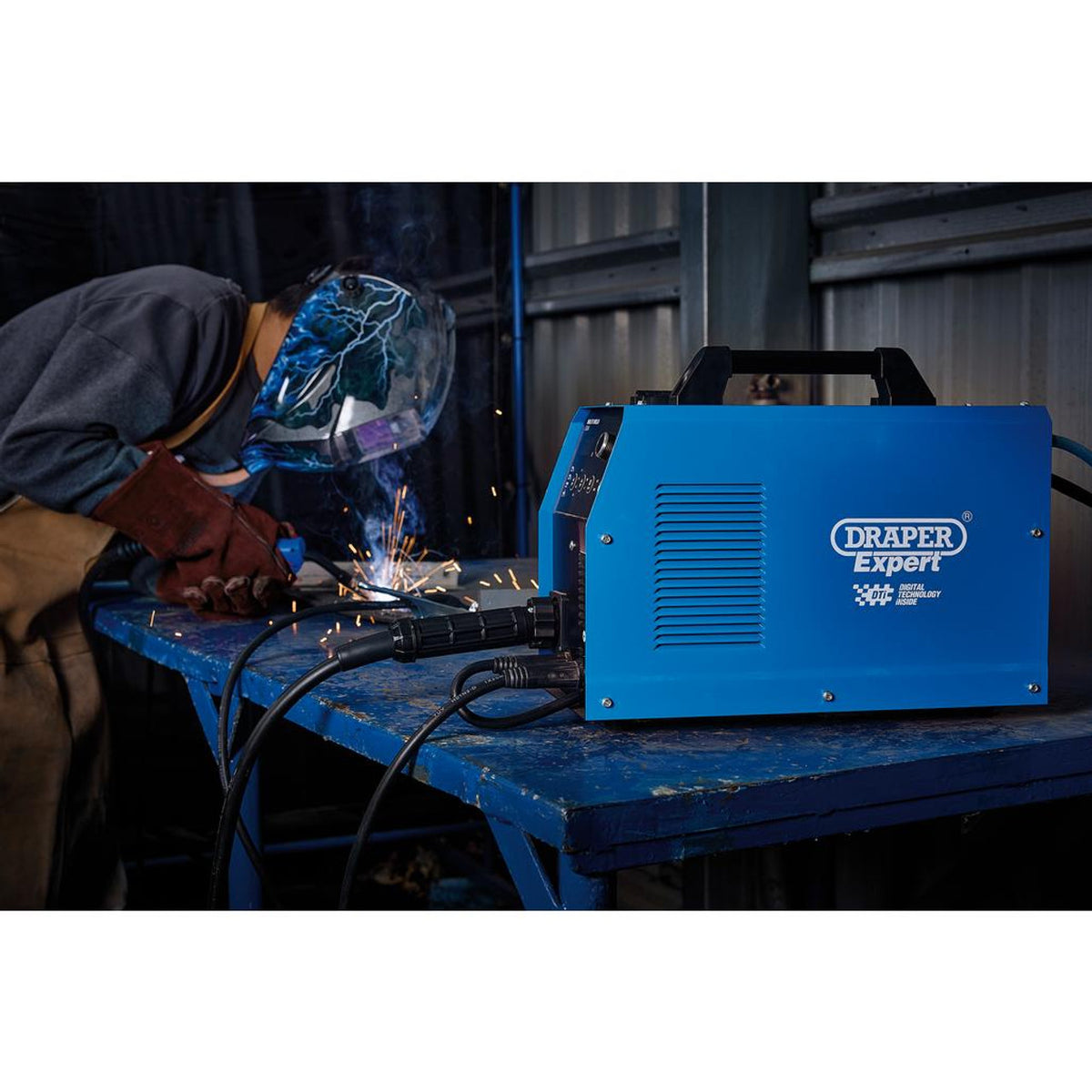 Draper Expert 3-In-1 Multi-Process Welder Dti, 200A (70043) (Ex-Display)