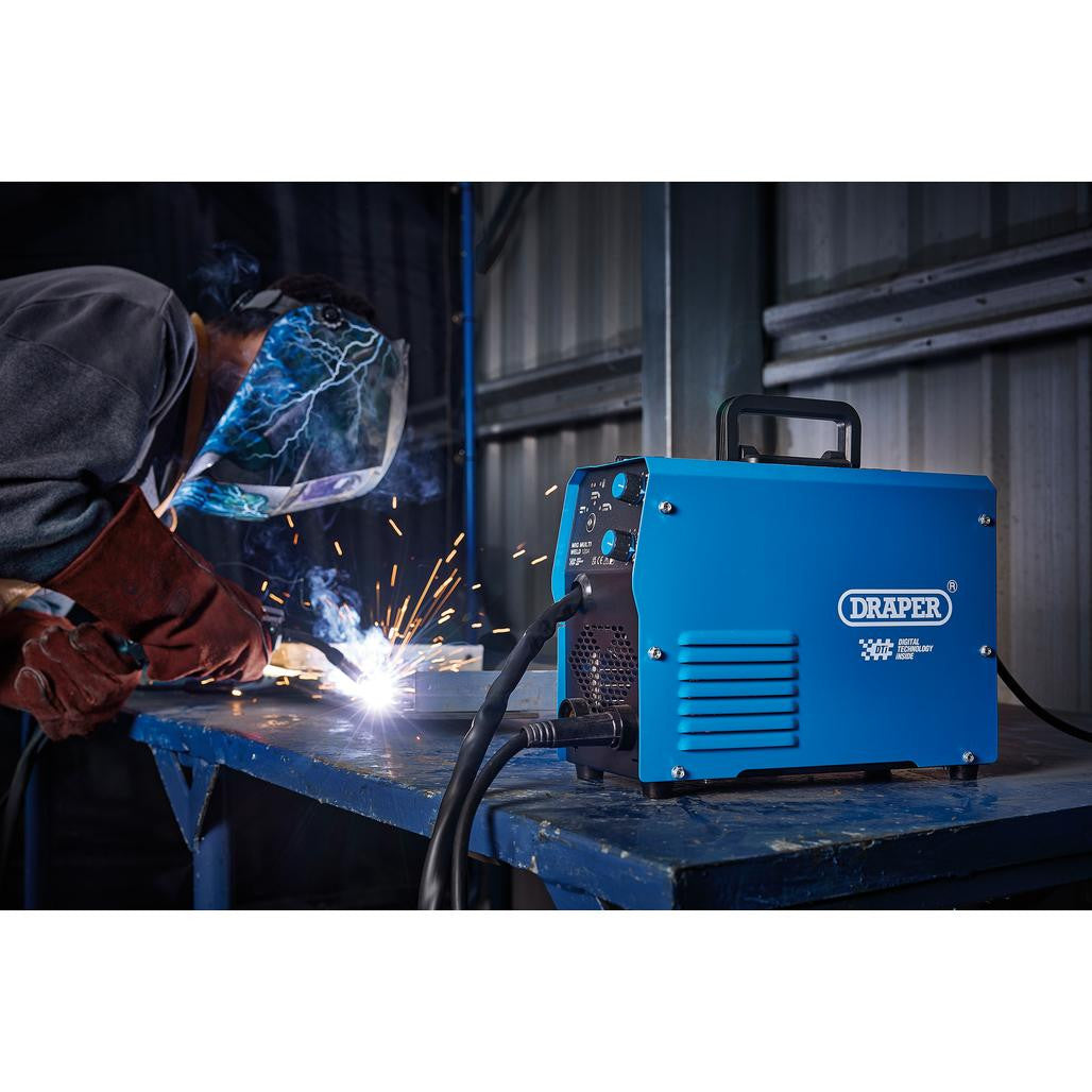 Draper Gasless MIG Inverter Multi-Welder Dti, 120A (70049) (Ex-Display)