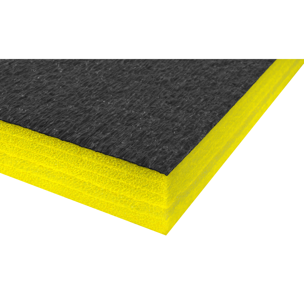 Easy Peel Shadow Foam® 1200 x 550 x 50mm Yellow/Black (SF50Y)