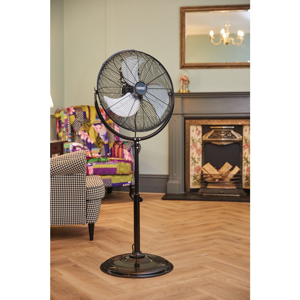 Draper High Velocity Pedestal Fan 18", 3-Speed (70429)
