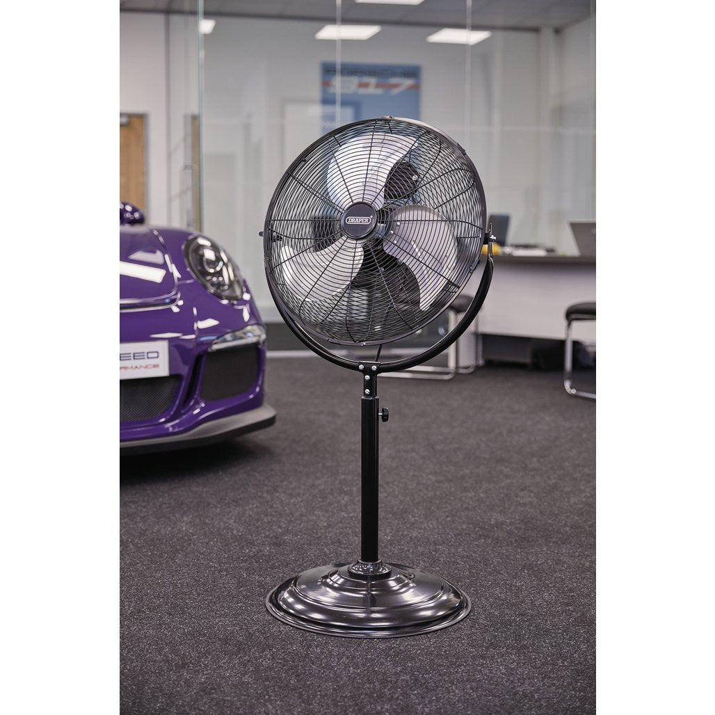 Draper High Velocity Pedestal Fan 18", 3-Speed (70429)