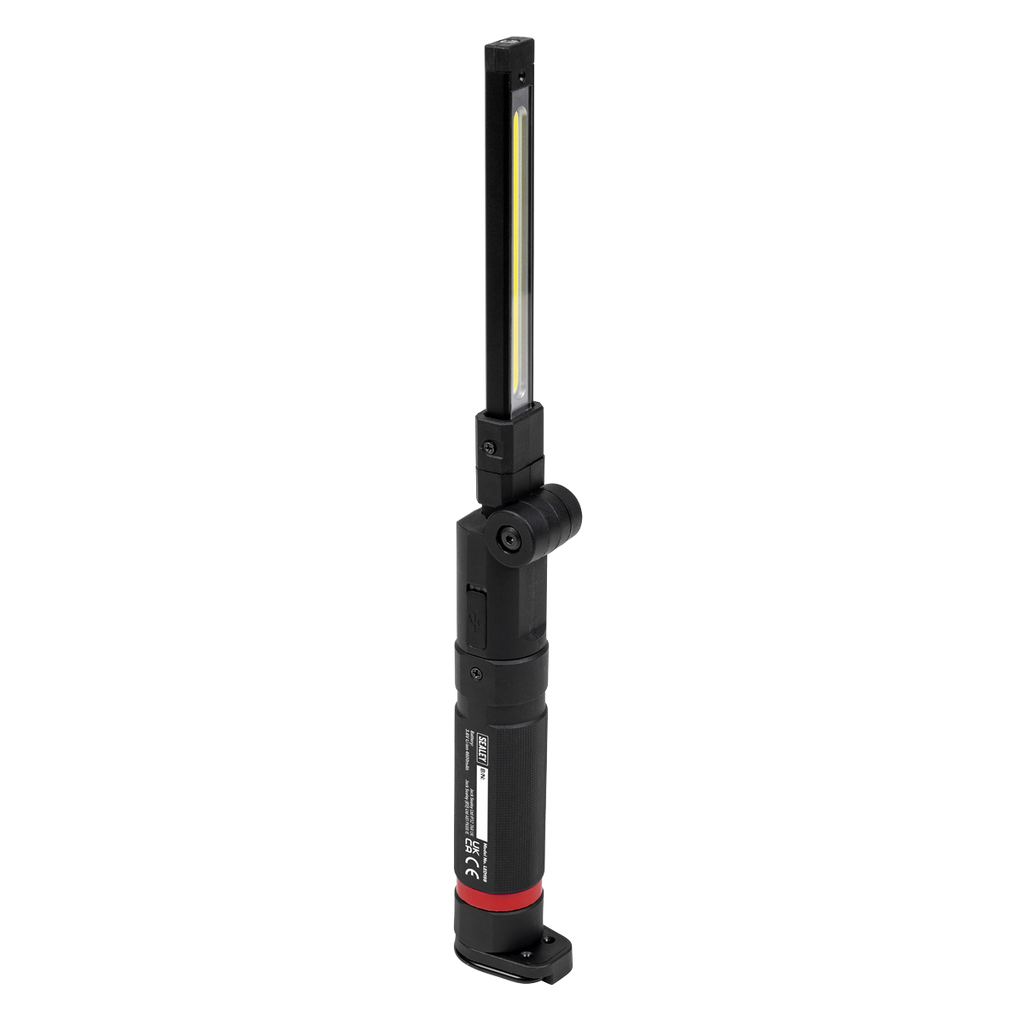 Slim Folding Inspection Light with Laser Pointer (LED188)