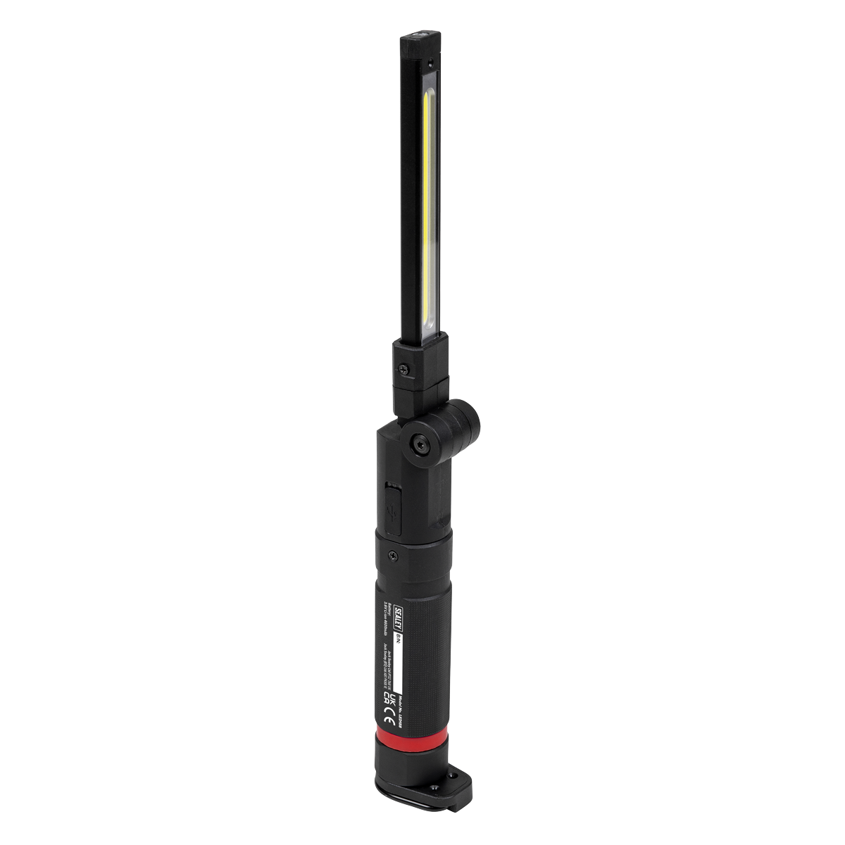 Slim Folding Inspection Light with Laser Pointer (LED188)