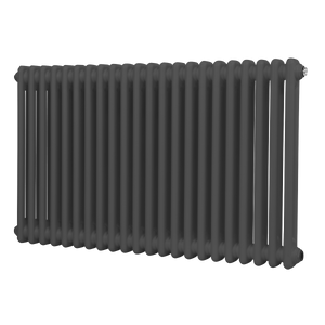 Baridi Horizontal Traditional 2 Column Radiator 600 x 1012mm – Anthracite