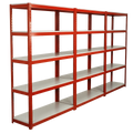 Racking Unit with 5 Shelves 500kg Capacity Per Level - Set of 3