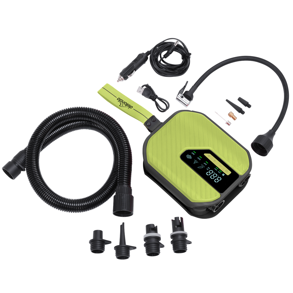 Dellonda Rechargeable & 12V DC Electric SUP Pump (DL185)