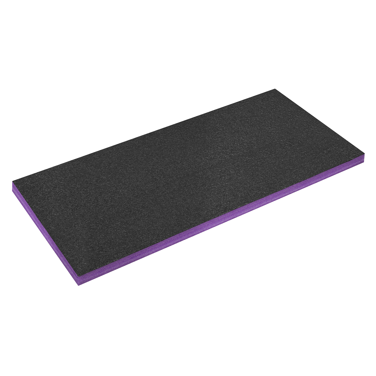 Easy Peel Shadow Foam® 1200 x 550 x 50mm Purple/Black (SF50P)