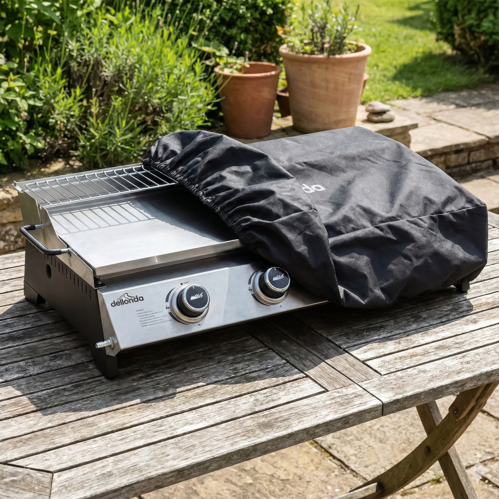 Dellonda Heavy-Duty PVC Water-Resistant Plancha Cover for DG277