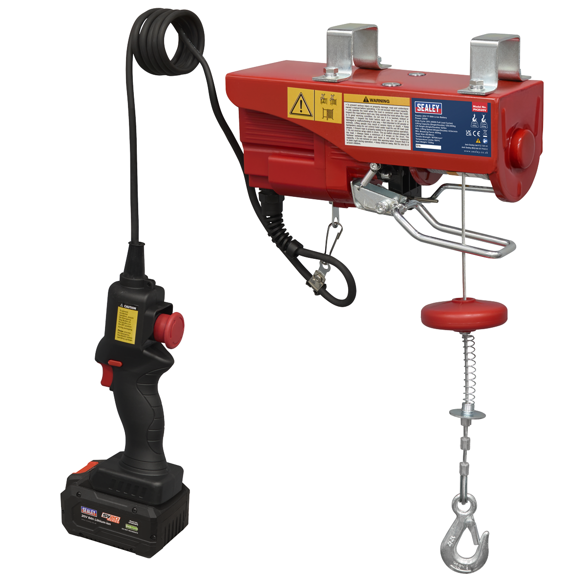 SV20 Series Battery Powered Hoist 125kg, Body Only (PH2520V)