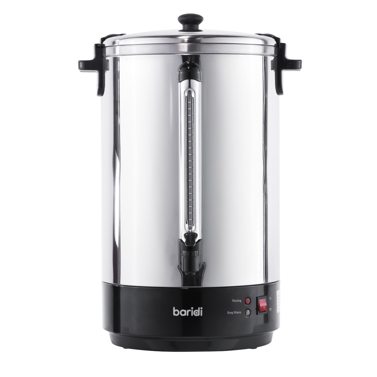 Baridi Hot Water Boiler, Tea Urn 30L Capacity - Stainless Steel