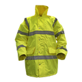 Worksafe® Hi-Vis Yellow Jacket with Quilted Lining - Large