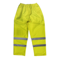 Worksafe® Hi-Vis Yellow Waterproof Trousers - Medium