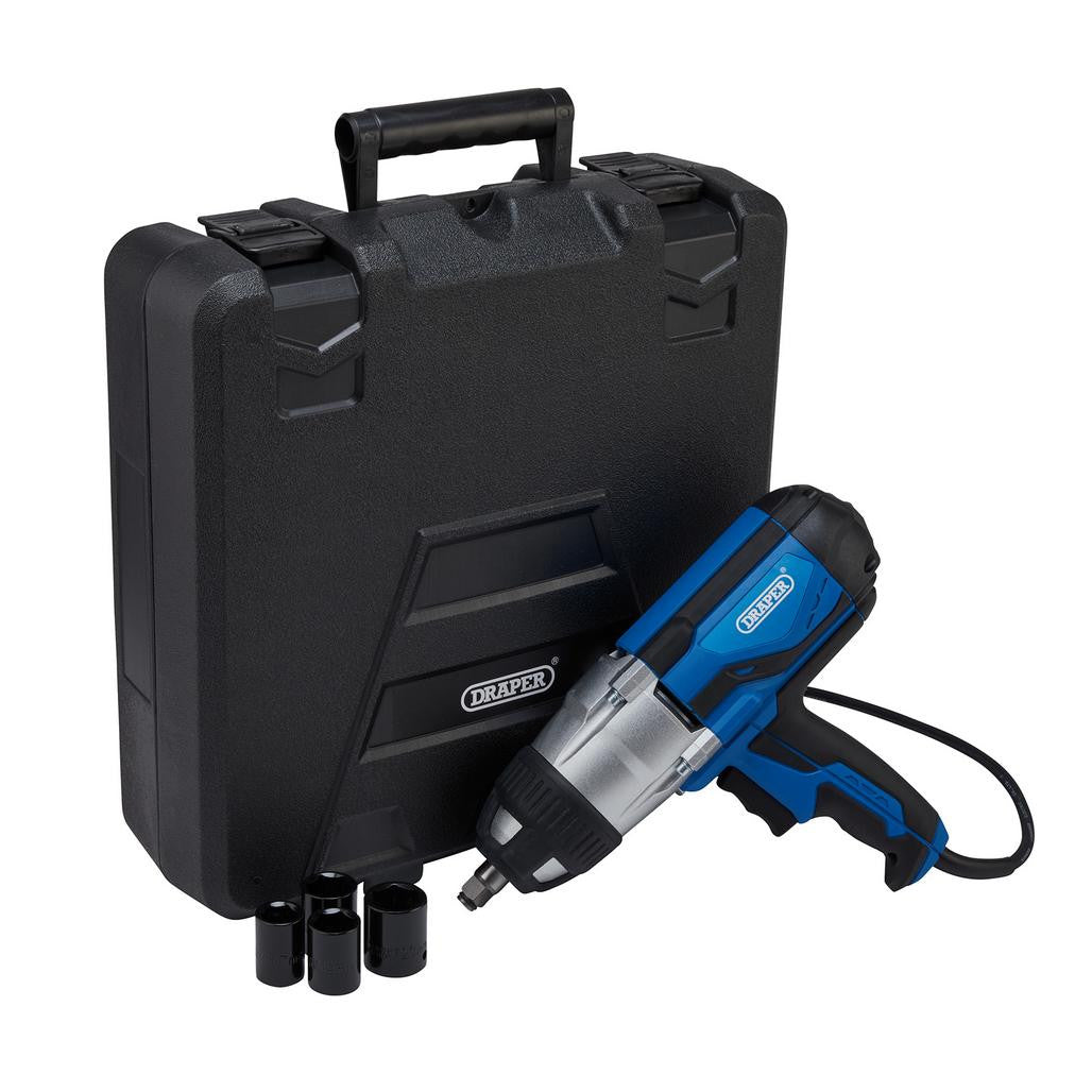 Draper Impact Wrench Kit, 1/2"Sq Dr., 480Nm (82994)