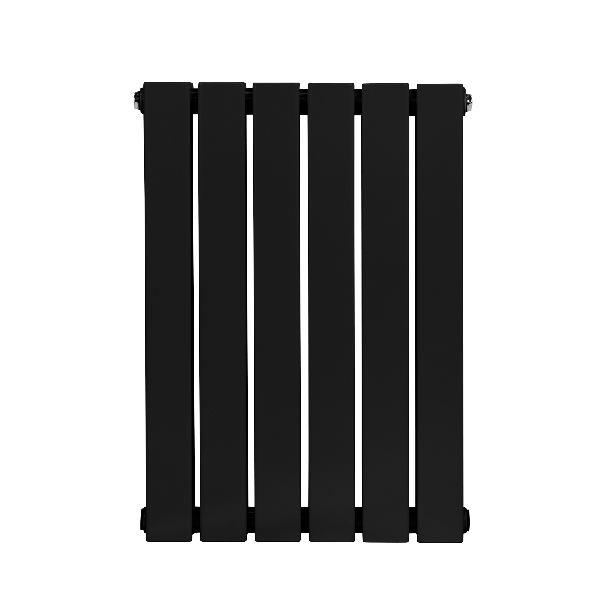 Baridi Horizontal Radiator Contemporary Double Flat Panel Design 600 x 420mm – Black