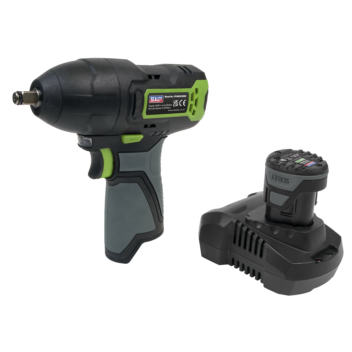 SV10.8 Series Cordless Impact Wrench Kit 3/8"Sq, Euro Plug (CP108VCIWEU)