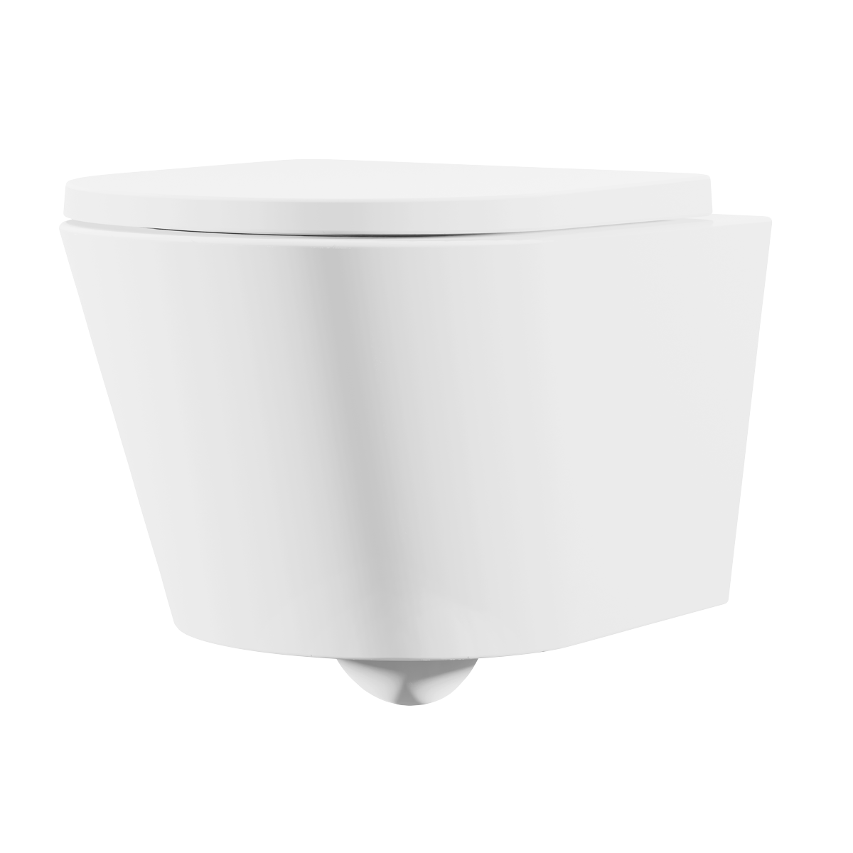 Wall Hung Toilet with Soft Close Seat & Rimless Flush – White