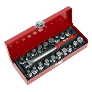 Oil Drain Plug Key Set 3/8"Sq Drive 20pc