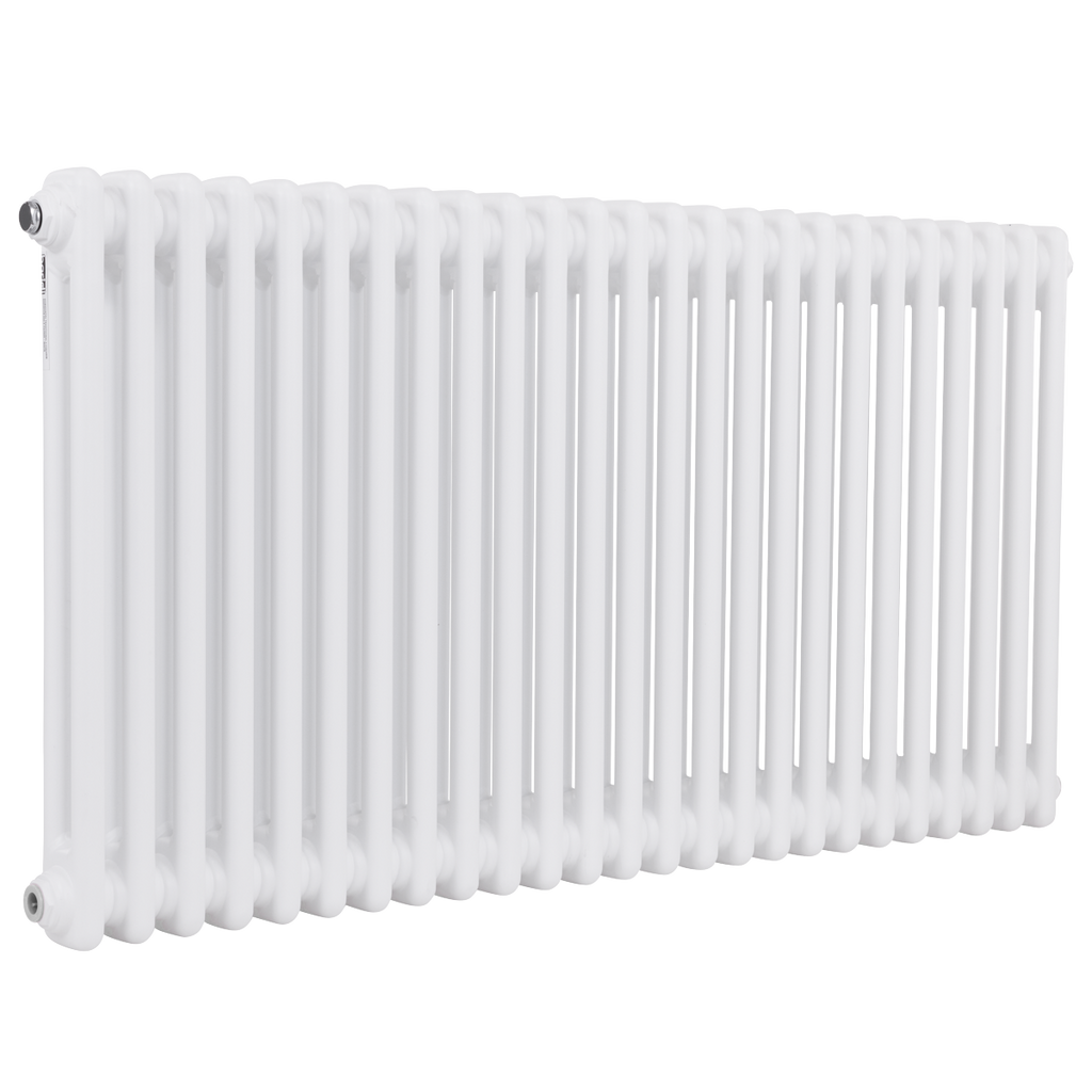 Baridi Horizontal Traditional 2 Column Radiator 600 x 1147mm – White