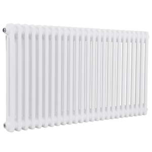 Baridi Horizontal Traditional 2 Column Radiator 600 x 1147mm – White