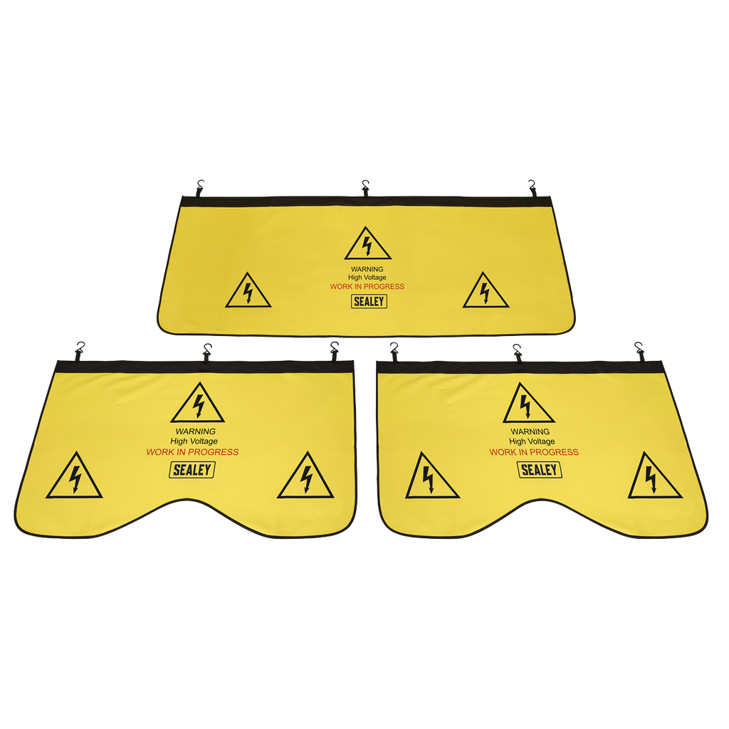EV Bumper & Wing Cover Set 3pc Yellow (EV8507)